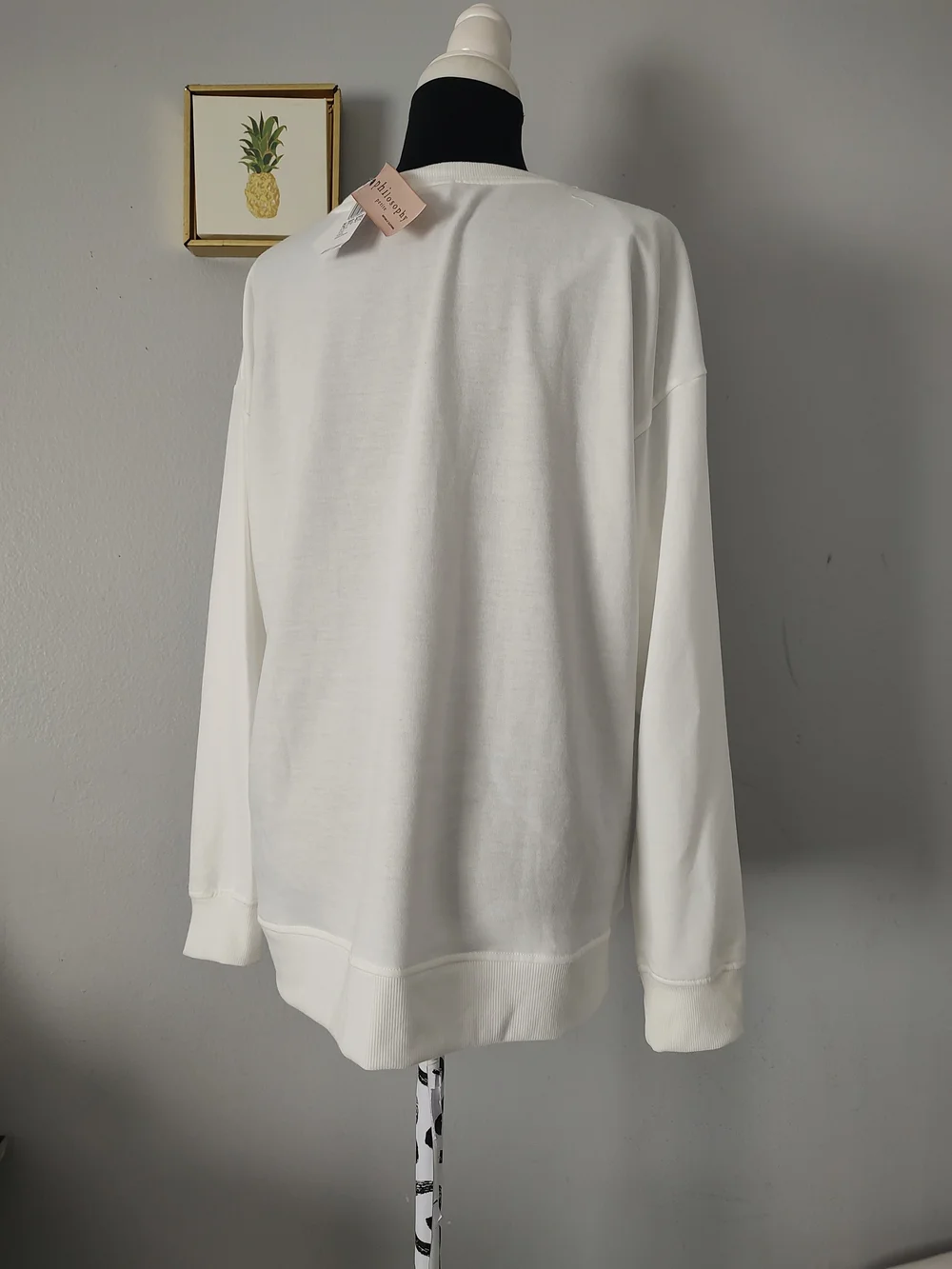 Philosophy white crewneck